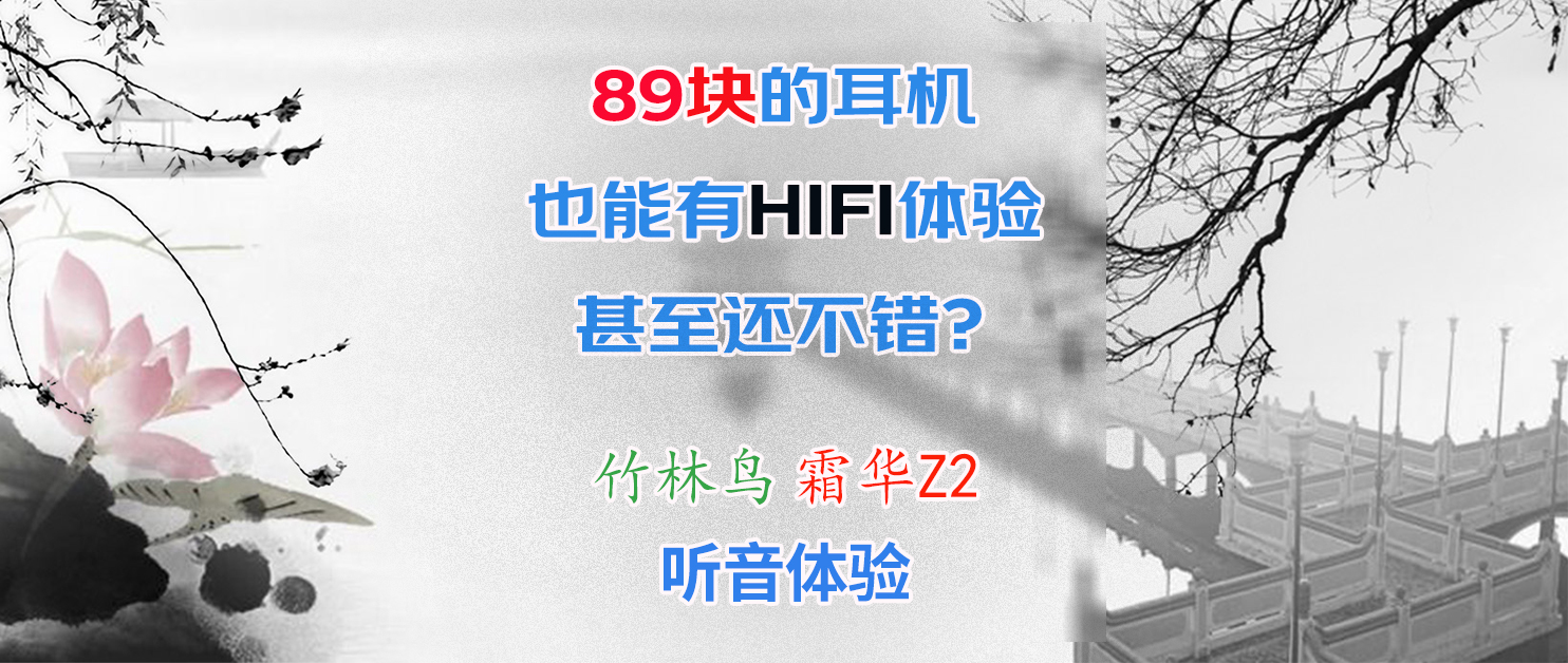 烧友，你的耳机还能打吗？仅需89元的低烧耳机竹林鸟霜华Z2体验报告。